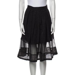 Timo Weiland Black Flared Skirt